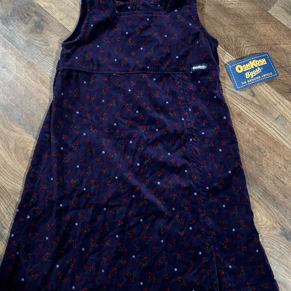 NWT OshKosh B'gosh Floral velvet Dress 6X
